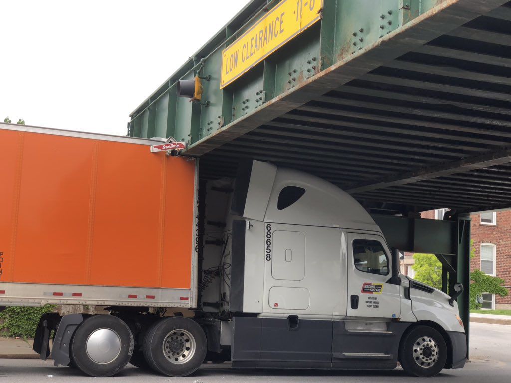 Truck-eating bridge May 2019
